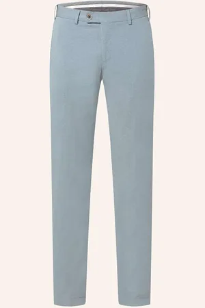 Hiltl Chino Slim Fit Aus Leinen blau