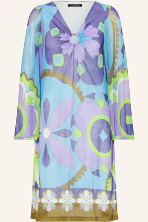 Ana Alcazar Mesh-Kleid blau