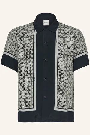 Sandro Resorthemd Regular Fit blau