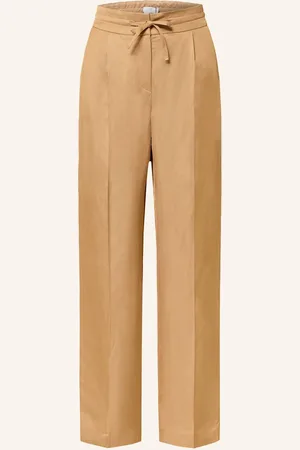 Riani Marlenehose Mit Leinen beige