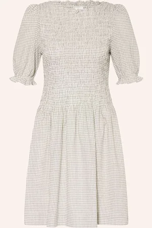 Neo Noir Kleid Polkis weiss