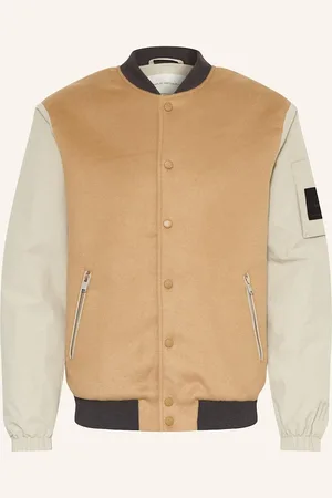 Replay Blouson Im Materialmix braun