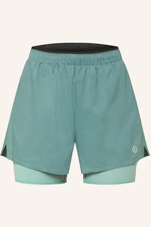 Ciele Athletics 2-In-1-Laufshorts dlyshort4 Longbrief gruen