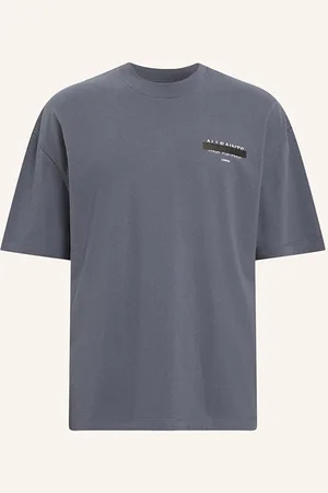 AllSaints T-Shirt Redact blau