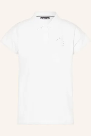 ELBSAND Piqué-Poloshirt weiss