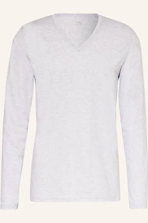 Mey Schlafshirt Serie Dry Cotton grau