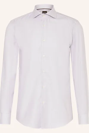 HUGO BOSS Hemd Hank Slim Fit blau
