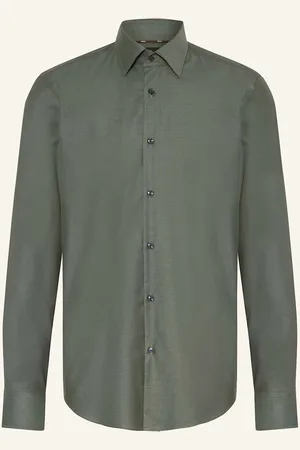 HUGO BOSS Hemd Joe Regular Fit gruen