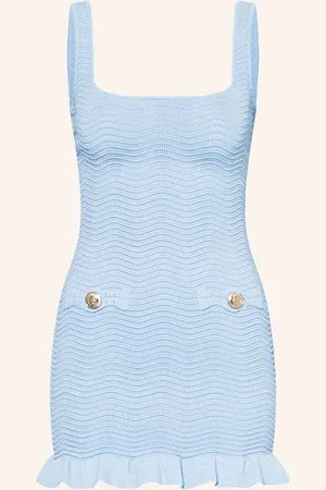 Retrofete Retrofête Strickkleid Loulou Mit Glitzergarn blau