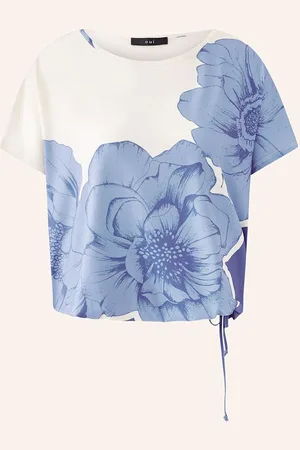 Oui T-Shirt blau
