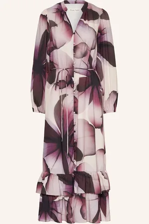 Phase Eight Kleid Clarra Mit Volants lila