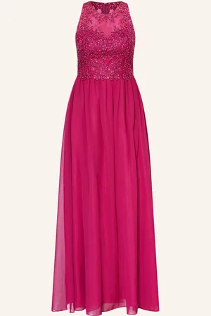 hey kyla Abendkleid Mit Schmucksteinen pink