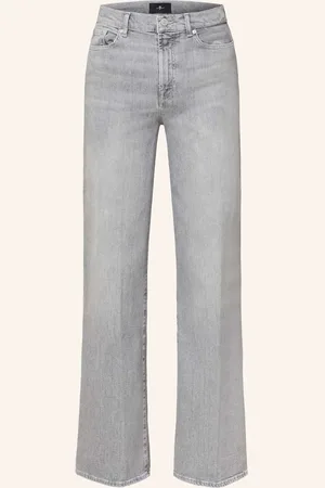 7 for all Mankind Wide Leg Jeans Lotta blau