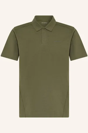 Salomon Funktions-Poloshirt Trackline gruen