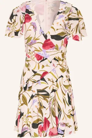 Ted Baker Kleid Issiia Mit Volants rosa
