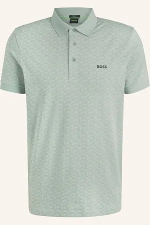 HUGO BOSS Jersey-Poloshirt Paddy Regular Fit gruen