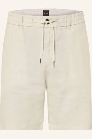 HUGO BOSS Shorts Tapered Fit Mit Leinen