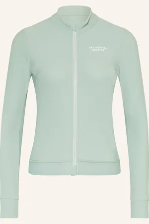 Pas Normal Studios Radtrikot Essential Long Sleeve Jersey gruen