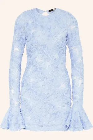 ROTATE Cocktailkleid Mit Cut-Out blau