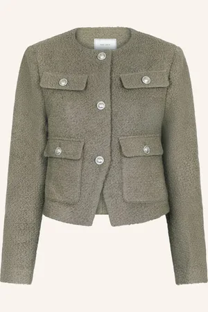 Neo Noir Kastenjacke Holly Aus Teddyfell braun