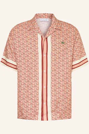 Lacoste Resorthemd Relaxed Fit rot
