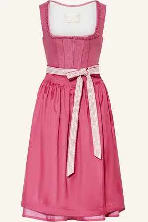 KRÜGER Krüger Leinendirndl Vianne rot