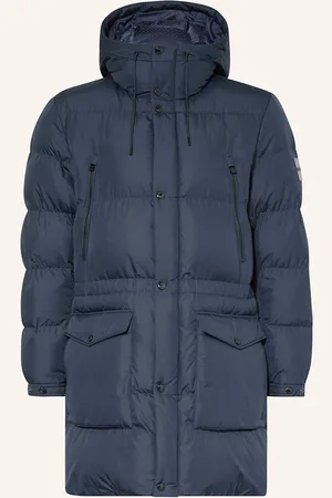 HUGO BOSS Steppmantel Condolo blau