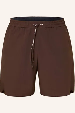 Salomon Laufshorts Shakeout braun