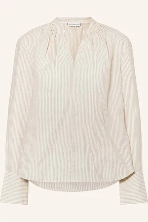 Tommy Hilfiger Blusenshirt Aus Leinen beige
