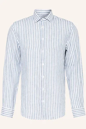 Seidensticker Leinenhemd Slim Fit gruen