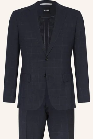 HUGO BOSS Anzug Huge Slim Fit blau