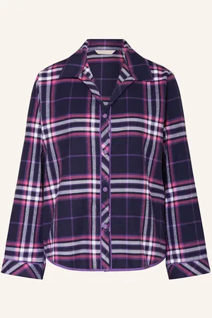 Cyberjammies Schlafshirt Edie Aus Flanell blau