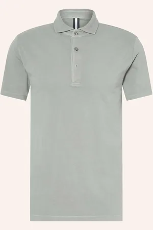 Profuomo Piqué-Poloshirt gruen