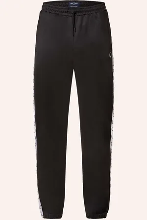 Fred Perry Track Pants Mit Galonstreifen schwarz