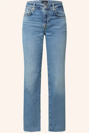 7 for all Mankind Straight Jeans Calie blau
