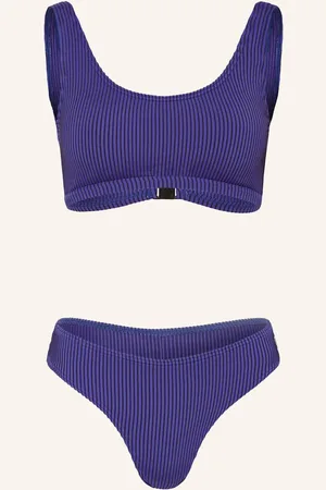 Cafe du Cycliste Café Du Cycliste Bustier-Bikini Jasmin blau