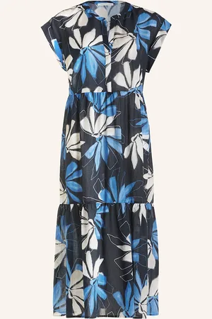 Betty & Co Kleid Mit Rüschen blau
