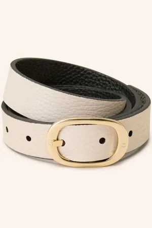 Aigner Ledergürtel Casual Zum Wenden weiss