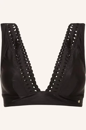 HUGO BOSS Bralette-Bikini-Top Eyelet Mit Uv-Schutz 50+