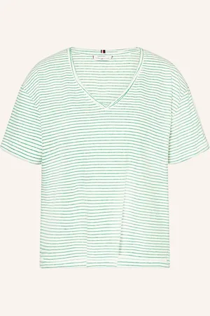 Tommy Hilfiger T-Shirt Mit Leinen weiss