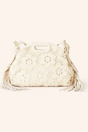 Maje Schultertasche weiss