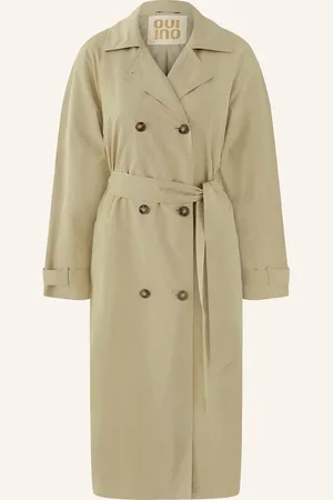 Oui Trenchcoat braun