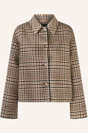 Oui Kastenjacke braun