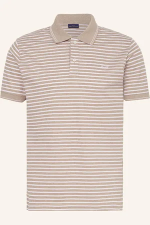 Paul & Shark Piqué-Poloshirt Regular Fit beige