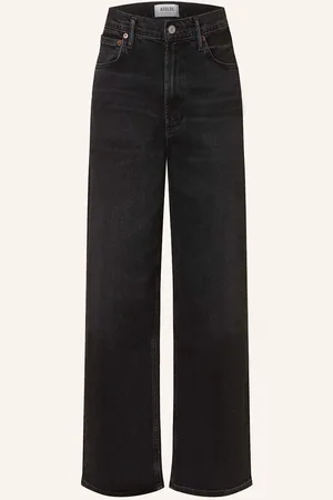AGOLDE Flared Jeans Ren schwarz