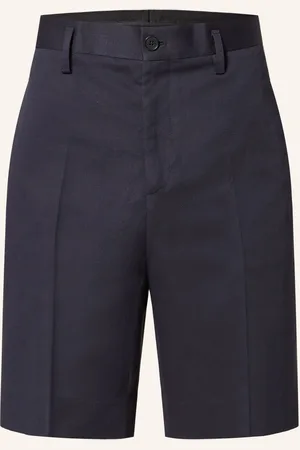 Filippa K Shorts Mit Leinen blau