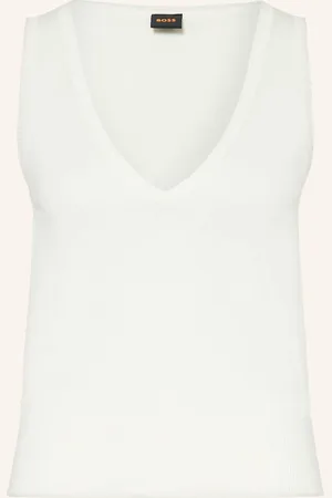 HUGO BOSS Stricktop Fomoa weiss