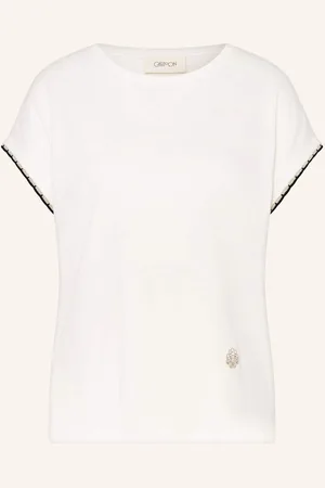 Cartoon T-Shirt Mit Schmucksteinen