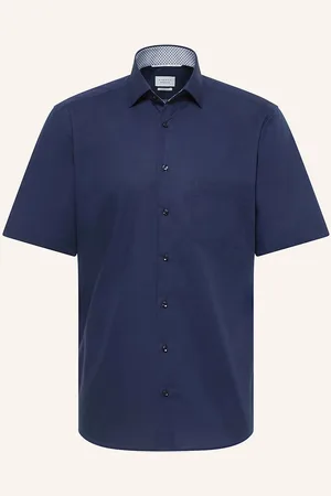 ETERNA Kurzarm-Hemd Modern Fit blau