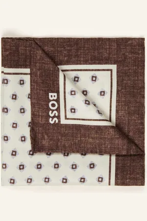HUGO BOSS Einstecktuch braun